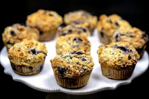 Muffins aux myrtilles