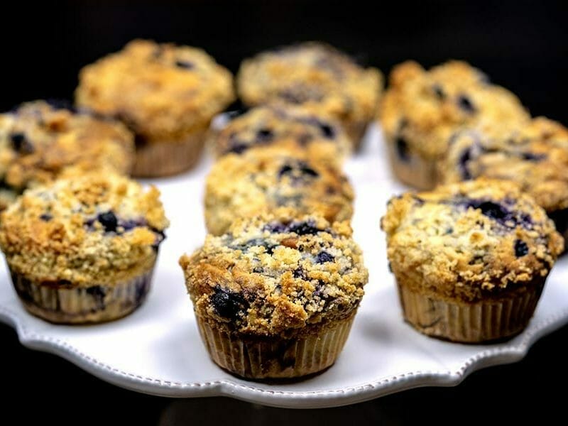 Muffins aux myrtilles au Thermomix