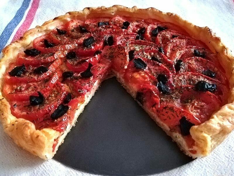 Tarte tomates et amandes au Thermomix