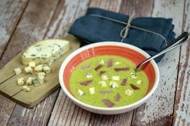 Crème de courgettes à la fourme d’Ambert au Thermomix