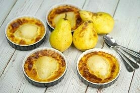 Petits flans à la poire au Thermomix
