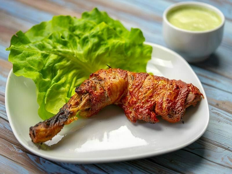 Poulet tandoori et sauce raïta au Thermomix