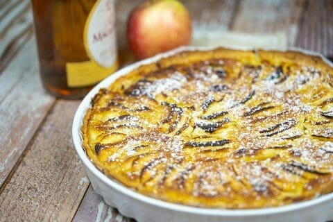 Tarte normande aux pommes