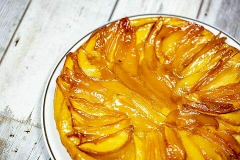 Tarte tatin à la mangue