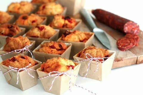 Muffins au chorizo