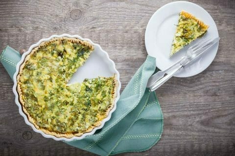 Quiche au vert de blettes