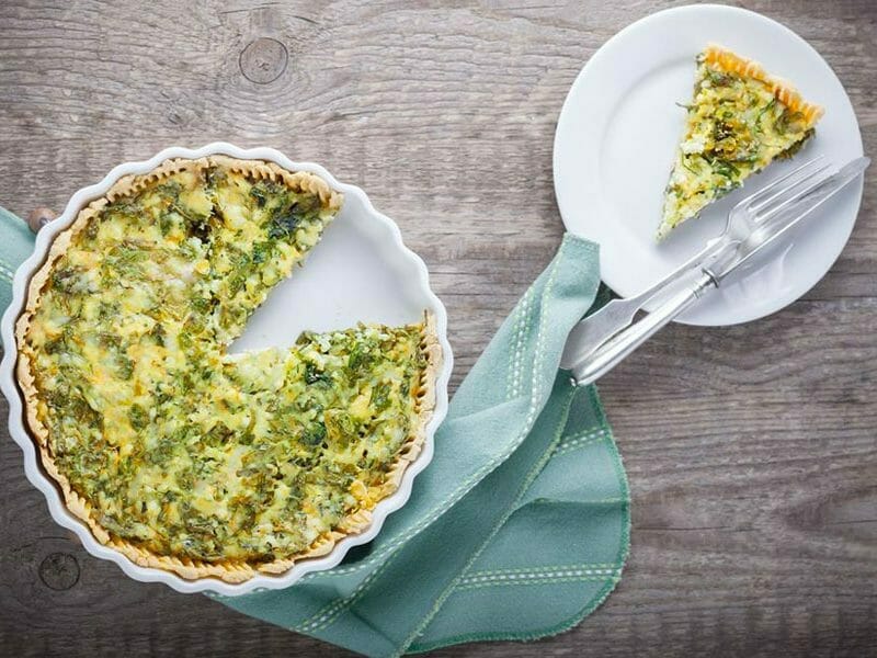 Quiche au vert de blettes au Thermomix