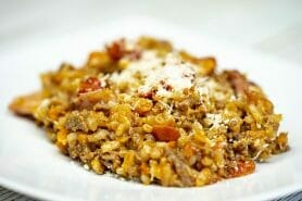 Risotto à la bolognaise au Thermomix