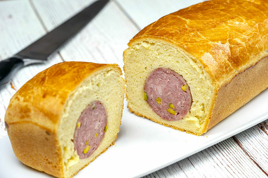 Saucisson brioché au Thermomix Cookomix