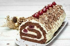 Bûche forêt noire au Thermomix