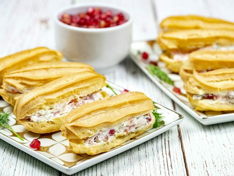 Mini éclairs au saumon fumé au Thermomix