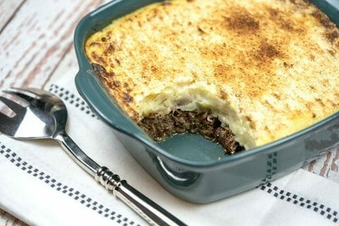 Parmentier de canard aux cèpes