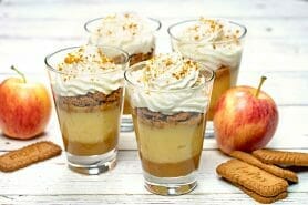 Verrines pommes caramel et spéculoos au Thermomix
