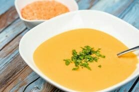 Mouliné de lentilles corail à l’indienne au Thermomix