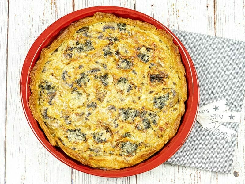 Tarte champignons et lardons au Thermomix