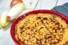 Tarte fondante aux endives et au curry au Thermomix