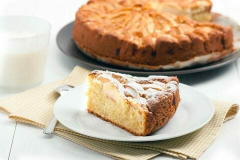 Gâteau aux pommes et mascarpone