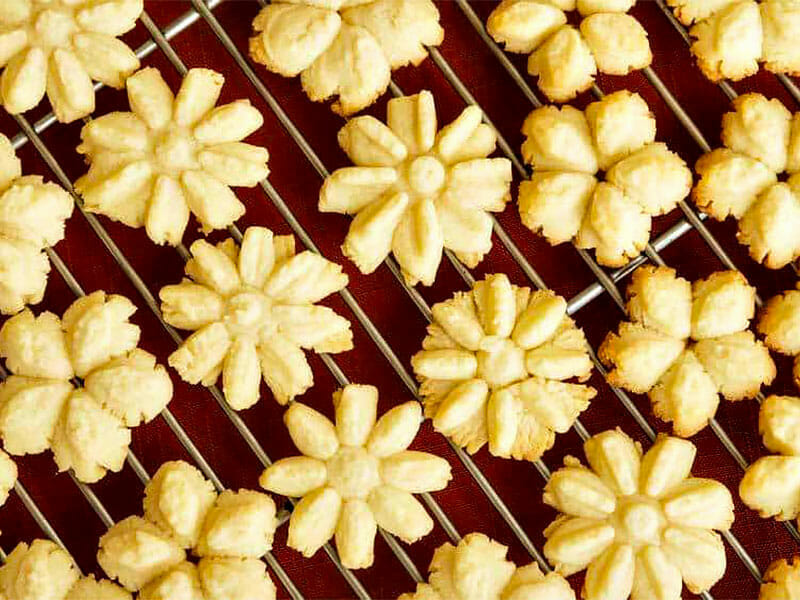 Sablés à la presse à biscuits au Thermomix