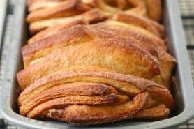 Brioche à effeuiller à la cannelle au Thermomix
