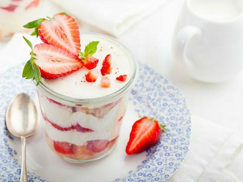 Délices fraises et chocolat blanc au Thermomix