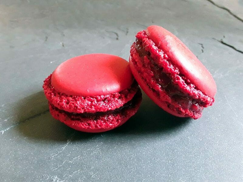 Ganache framboises pour macarons au Thermomix