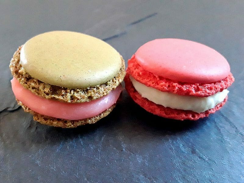 Ganaches coco et fraise tagada pour macarons au Thermomix