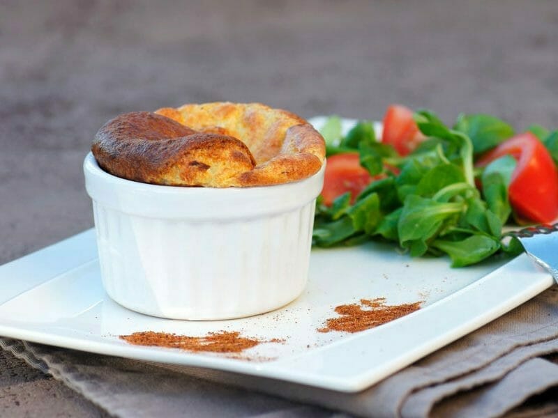 Soufflé au camembert et calvados au Thermomix