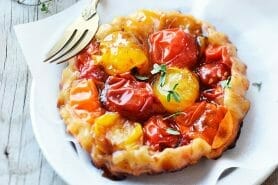 Tatin de tomates cerises à la tapenade au Thermomix