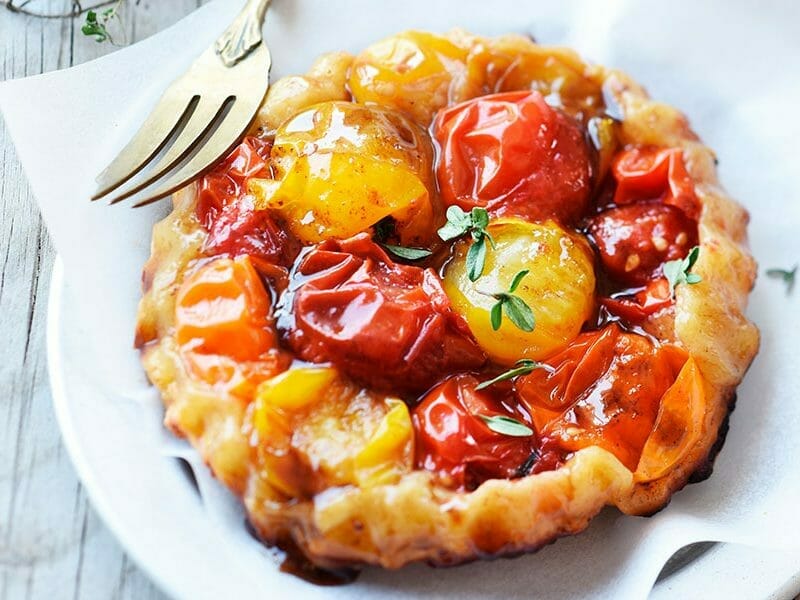 Tatin de tomates cerises à la tapenade au Thermomix