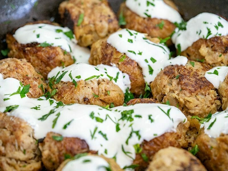 Boulettes de poireau et boeuf citronné au Thermomix