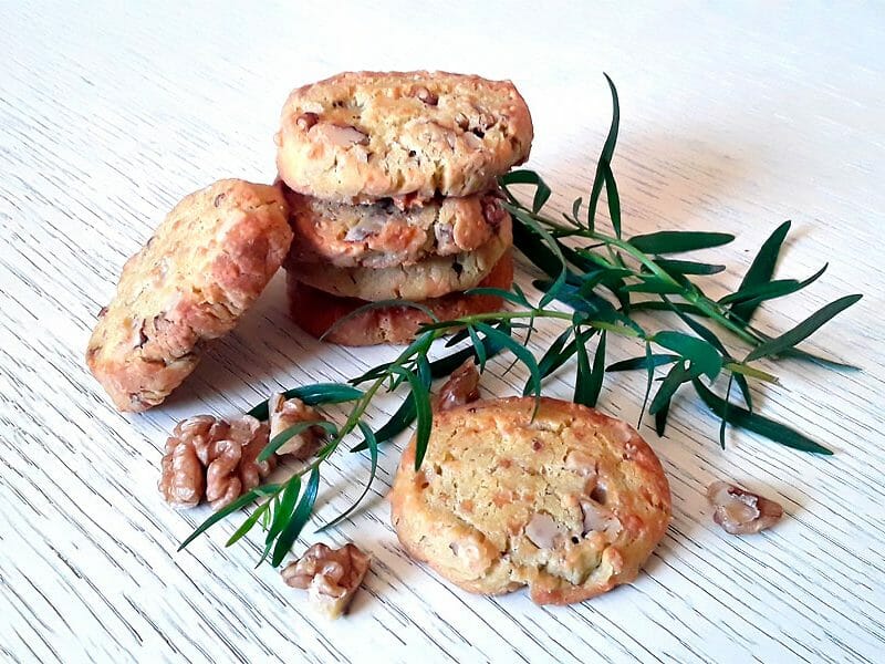 Cookies noix et roquefort au Thermomix