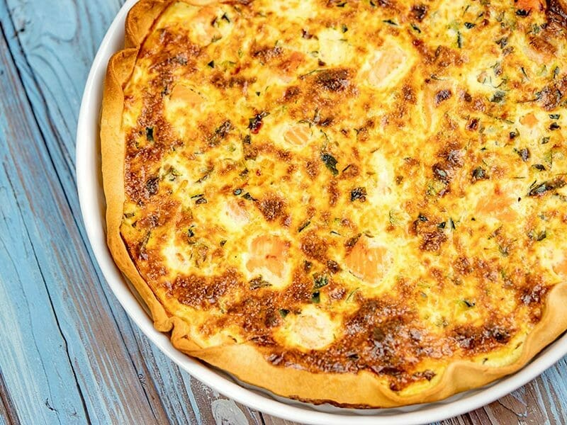 Quiche saumon et courgettes au Thermomix