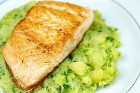 Ecrasé de pommes de terre et saumon au Thermomix