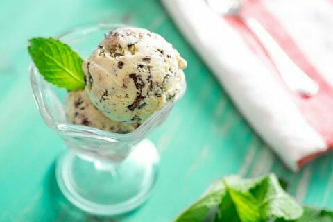 Glace menthe-chocolat