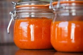 Coulis de poivrons rouges au Thermomix
