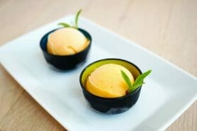 Sorbet pêche au Thermomix