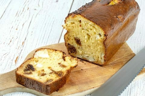 Cake au chèvre, figues et au miel