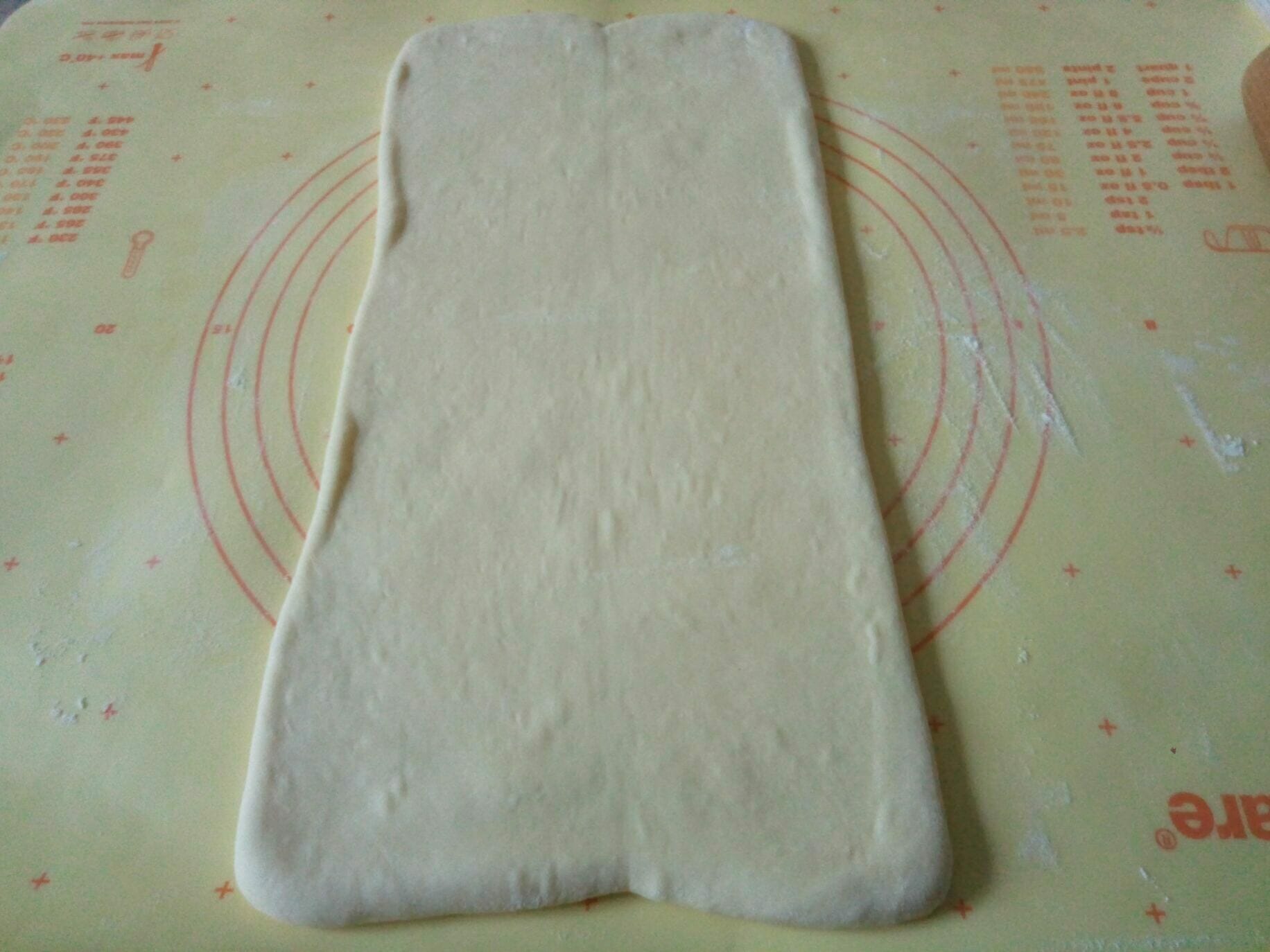 Pains au chocolat au Thermomix façonnage étape 4