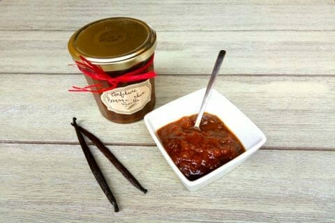 Confiture banane, vanille et rhum