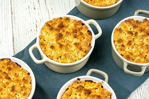 Crumble de butternut au chorizo