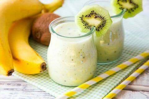 Smoothie banane kiwi