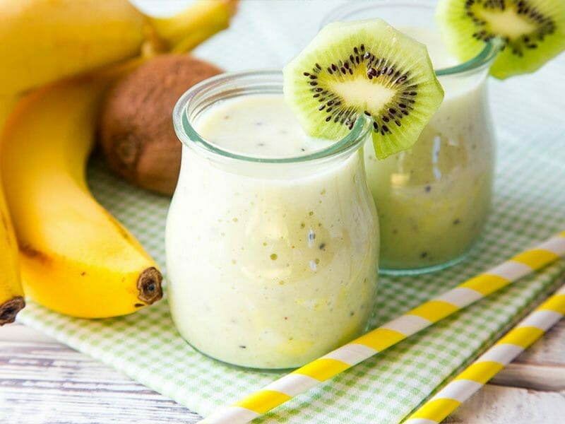 Recette Smoothie Banane Kiwi Lait De Coco