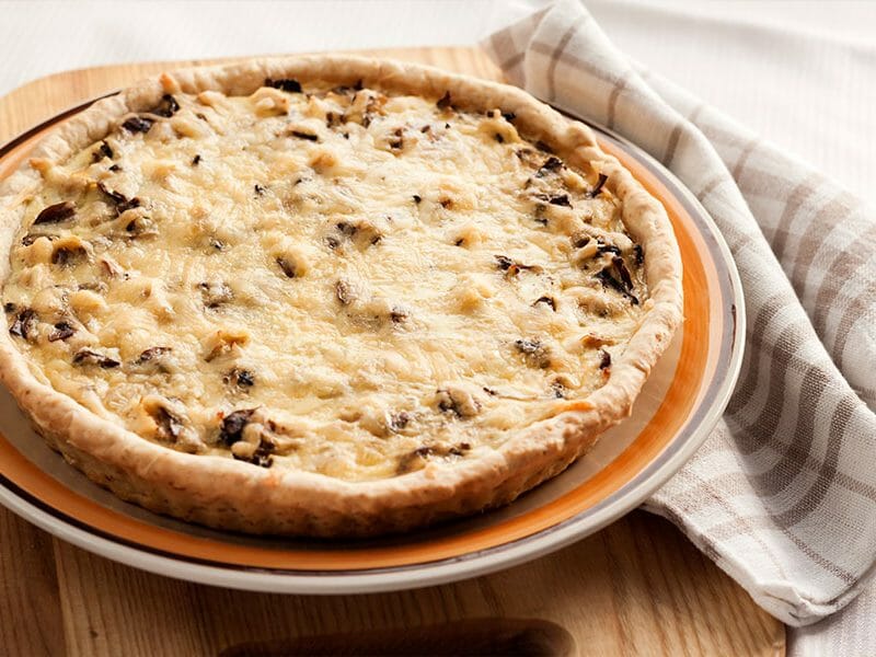 Tarte au poulet et champignons au Thermomix