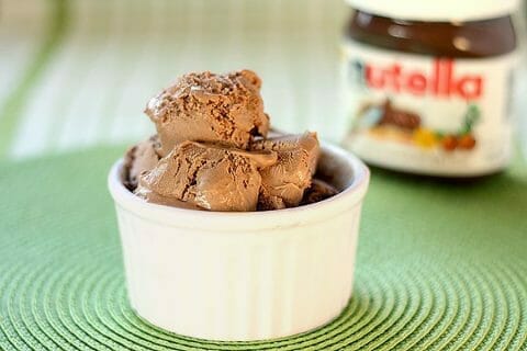 Glace au Nutella