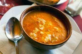 Soupe à l’ail castillane au Thermomix