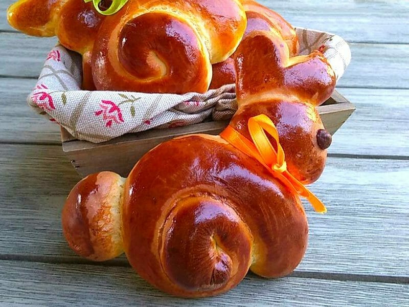 Brioches lapin de Pâques au Thermomix