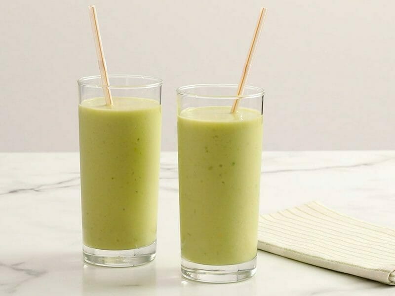 Smoothie ananas, citron vert et avocat au Thermomix