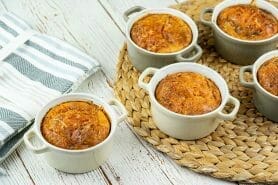 Clafoutis cancoillotte, poireaux et chorizo au Thermomix