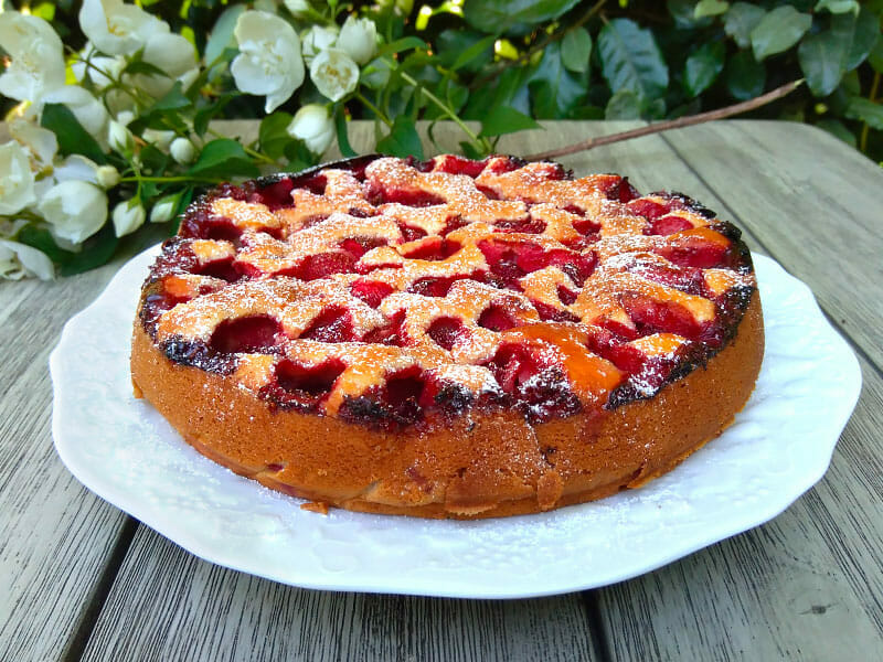 Gâteau aux fraises au Thermomix