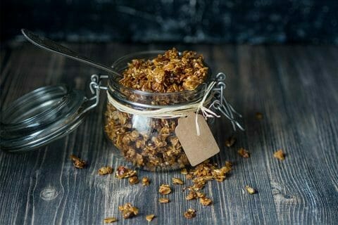 Granola dattes et banane